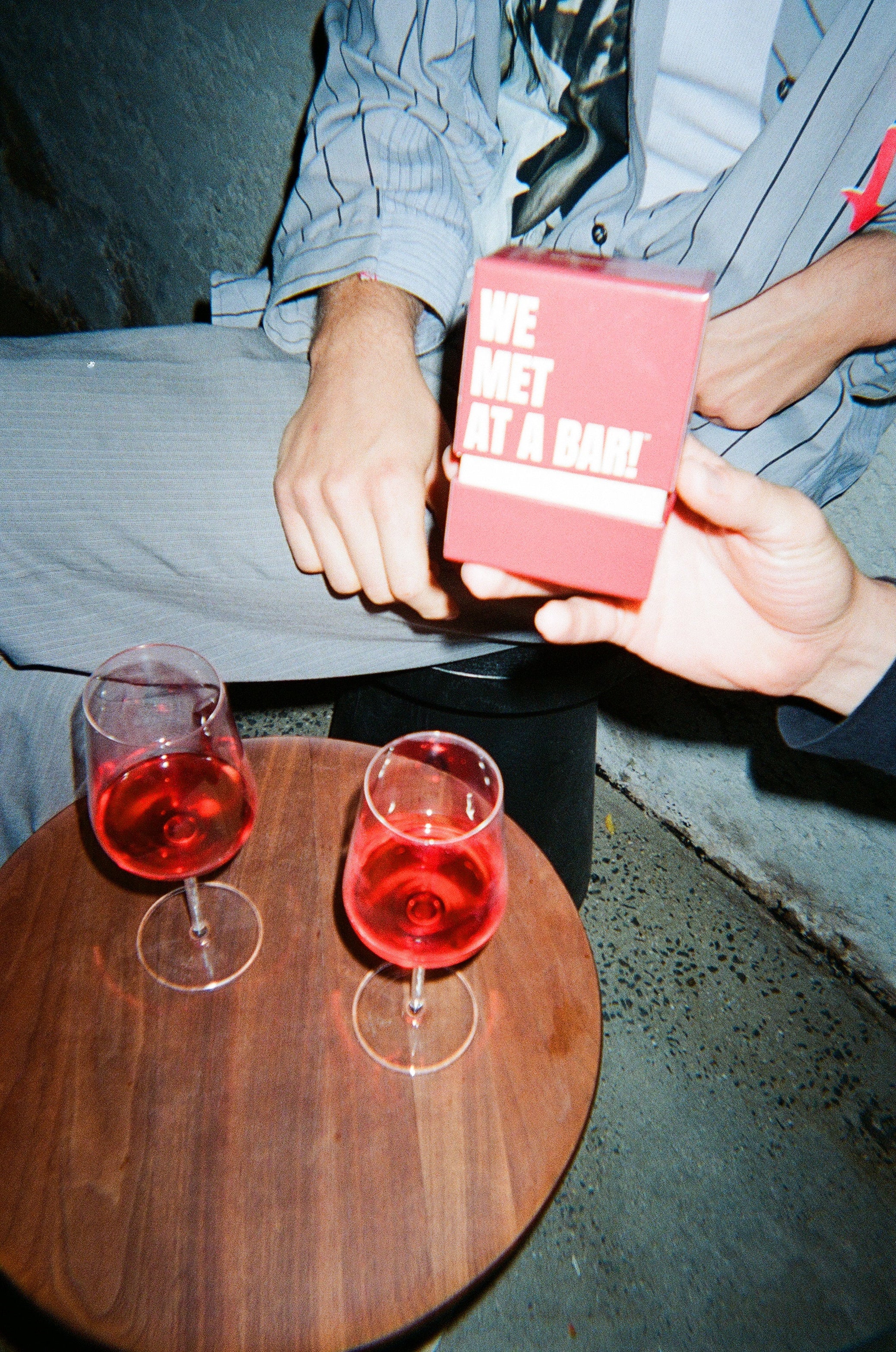 WE MET AT A BAR Dating Card Game