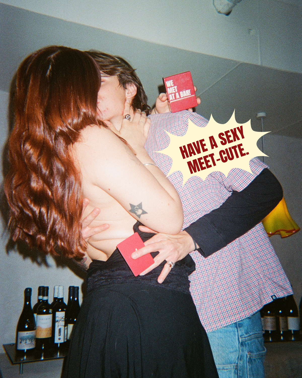 WE MET AT A BAR Singles Card Game