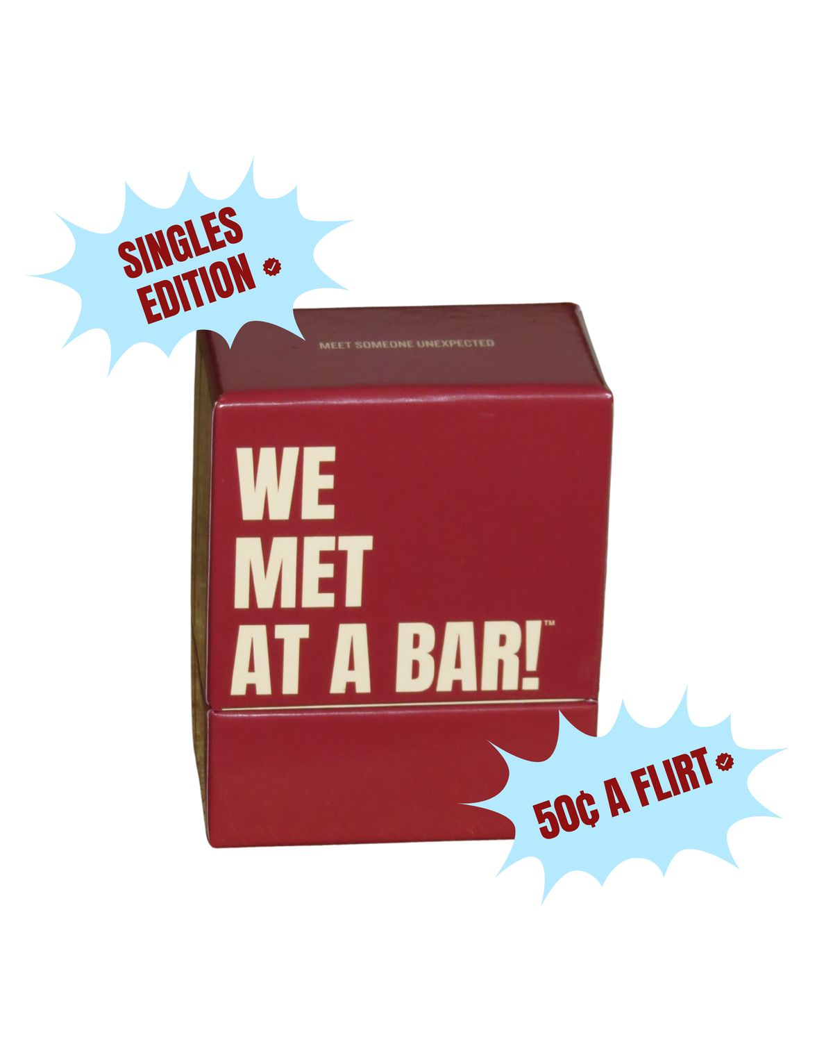 WE MET AT A BAR Singles Card Game