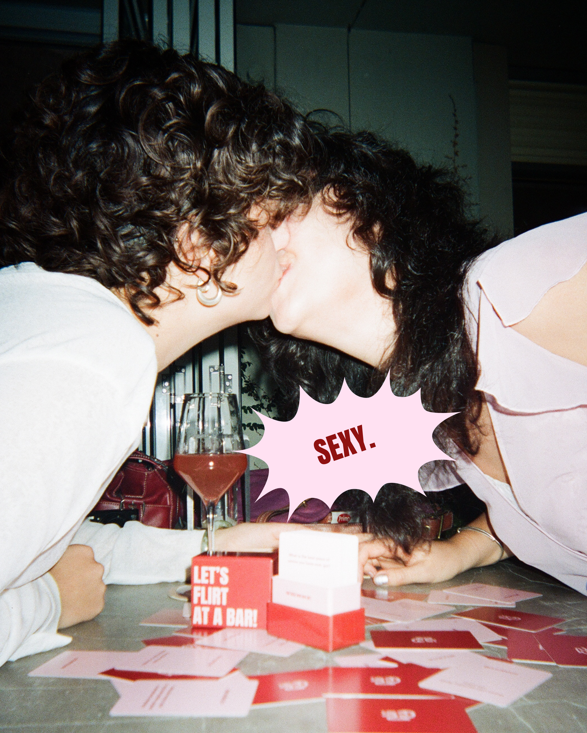 LET'S FLIRT AT A BAR Couples Card Game (Limited Edition)