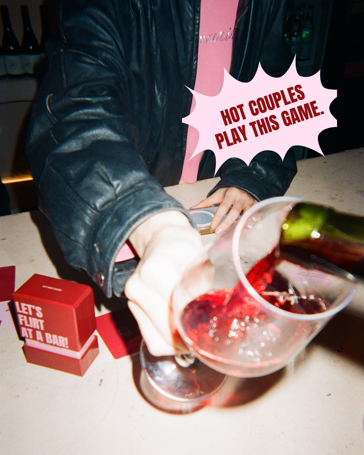 LET'S FLIRT AT A BAR Couples Card Game (Limited Edition)