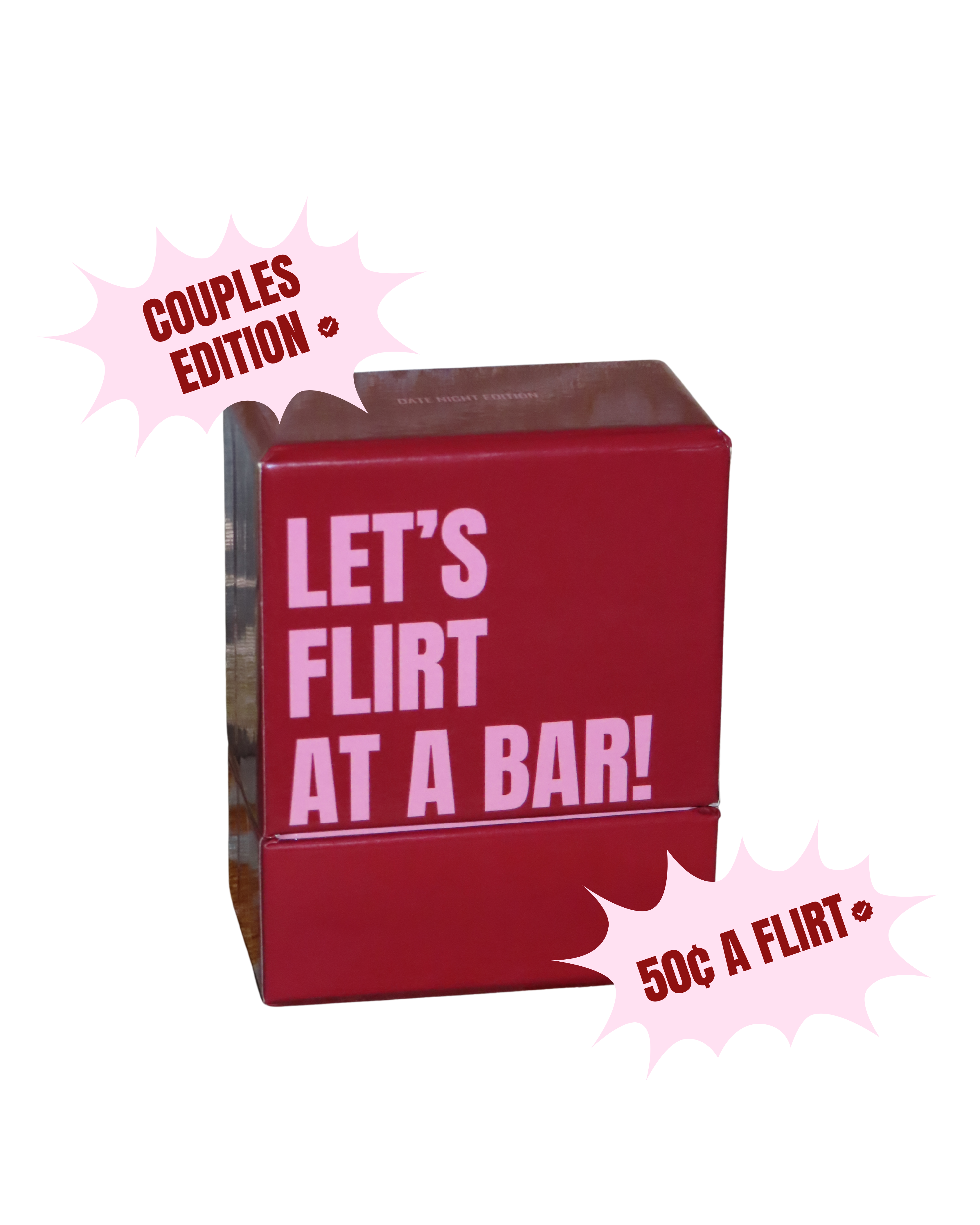 LET'S FLIRT AT A BAR Couples Card Game (Limited Edition)